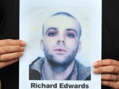 Missing poster for Richey Edwards (Clive Gee/PA)