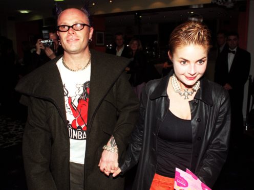 Keith Flint and Gail Porter (PA)