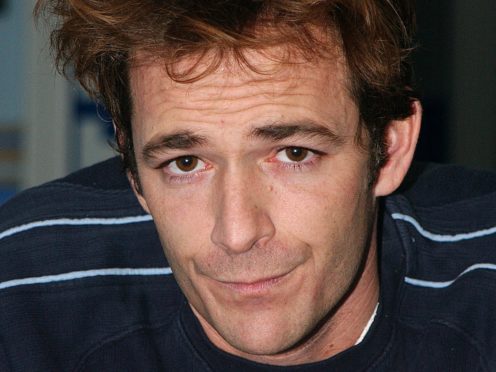 Luke Perry was a heartthrob in Beverly Hills 90210 (Anthony Harvey/PA)
