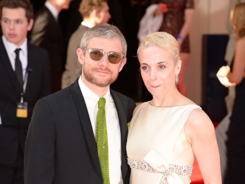 Martin Freeman and Amanda Abbington (Dominic Lipinski/PA)