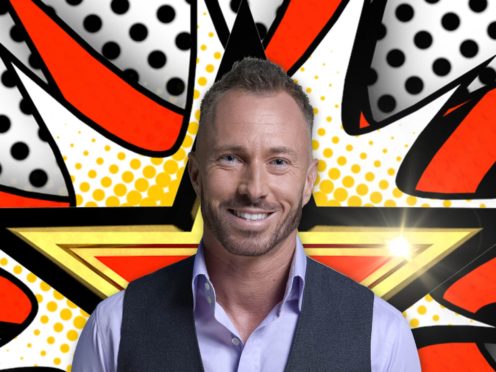 James Jordan hurt his shoulder training for Dancing On Ice (Channel 5/PA)