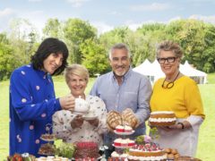 The judges and presenters of The Great British Bake Off (Channel 4)