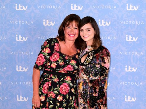 Daisy Goodwin with Jenna Coleman at the Victoria season two screening (Ian West/PA)