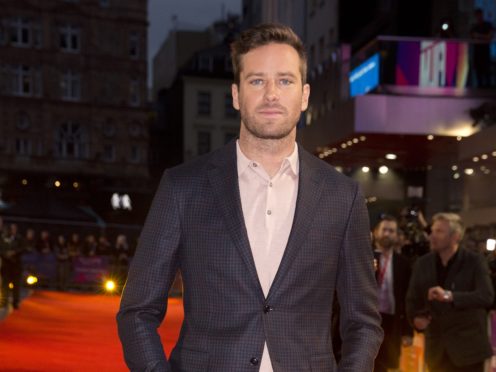 Armie Hammer has addressed the Batman rumours Isabel Infantes/PA)