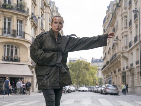 Villanelle, played by Jodie Comer, in season two of Killing Eve (Aimee Spinks/BBC America)