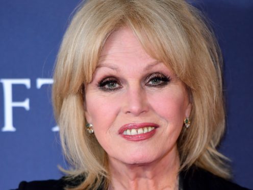 Joanna Lumley received the honour from the University of Chester (Ian West/PA)