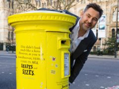David Walliams’s postbox is one of four decorated by Royal Mail in honour of some of Britain’s most popular children’s authors (Paul Davey/Royal Mail/PA)
