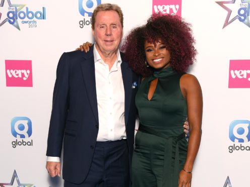 Harry Redknapp and Fleur East at the Global Awards 2019. (Scott Garfitt/PA)