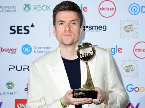 Greg James attending the TRIC Awards 2019 (Ian West/PA)