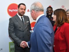 Danny Dyer met the Prince of Wales at the annual Prince’s Trust Awards at the London Palladium (Dominic Lipinski/PA)