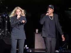 Beyonce and husband Jay-Z. Beyonce was named entertainer of the year at the annual NAACP Image Awards (Matt Rourke/AP)