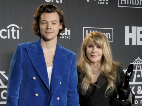 Stevie Nicks performed with Harry Styles at the Hall of Fame ceremony (Charles Sykes/Invision/AP)