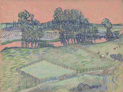A digital reconstruction of Vincent Van Gogh’s The Oise at Auvers (Tate)