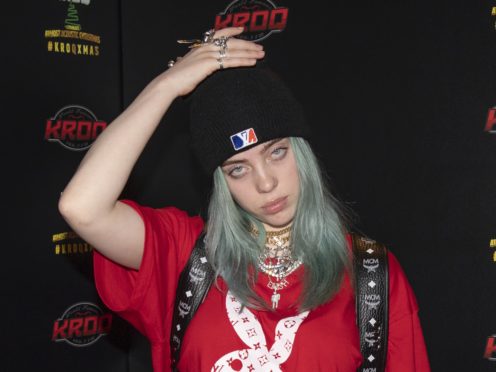 Billie Eilish is in the running for a chart-topping debut album (Amy Harris/Invision/AP)
