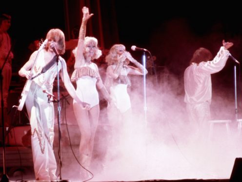Abba wish their fans goodnight after performing in Sweden (Archive/PA)