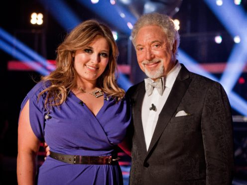 Previous The Voice winner Leanne Mitchell with Sir Tom Jones (Guy Levy/BBC)
