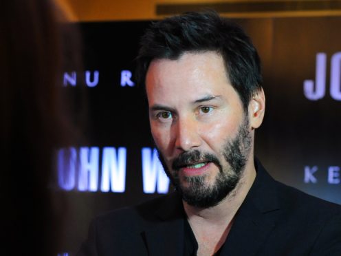 Keanu Reeves attending a special screening of John Wick at the May Fair Hotel, London.