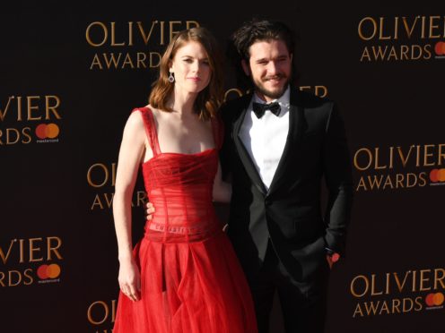 Rose Leslie and Kit Harington starred in Game Of Thrones (PA)