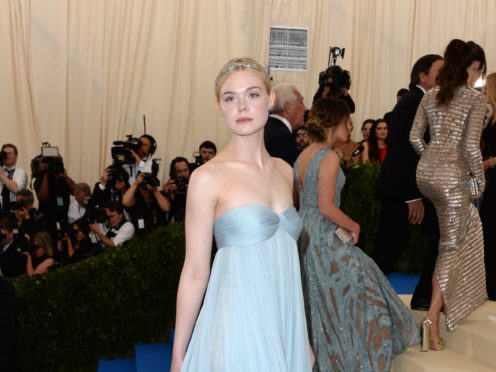 Actress Elle Fanning celebrated her 21st birthday with a glass of champagne (Aurore Marechal/PA)