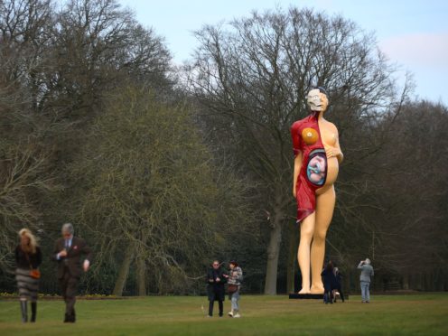 Damien Hirst’s The Virgin Motherwill go on display. (Yui Mok/PA)