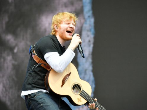 Ed Sheeran will break from his worldwide Divide Tour for the show on July 14 (PA)
