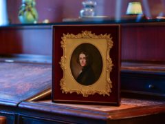 A rediscovered portrait of Charles Dickens by Margaret Gillies has gone on display at the Charles Dickens Museum in London (Rebecca Brown/PA)
