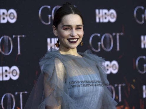 Emilia Clarke, Sophie Turner and Maisie Williams turned heads on the red carpet for the final Game Of Thrones season premiere (Evan Agostini/Invision/AP)