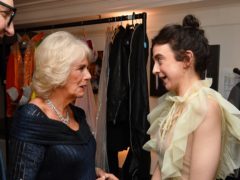 The Duchess of Cornwall congratulated Patsy Ferran (John Stillwell/PA)