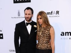 Carine Roitfeld with designer Tom Ford and arriving for the amfAR Cinema Against AIDS 2010 fundraiser at the Hotel Du Cap, Eden Roc, Cap D’Antibes during the Cannes Film Festival