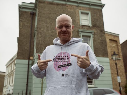 EastEnders star Jake Wood is running the London marathon to raise awareness of dementia (Dementia Revolution/PA)