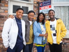 The Bailey family is coming to Coronation Street (ITV)STRICT EMBARGO – No Use Before 0001hrs Saturday 06/04/19Coronation StreetNew Bailey FamilyDad Edison Bailey (Trevor Michael Georges)Mum Aggie Bailey (Lorna Laidlaw)Older son Michael Bailey (Ryan Russell) Yellow JacketYounger son James Bailey (Nathan Graham).Picture contact – David.crook@itv.comPhotographer – Mark BruceThis photograph is (C) ITV Plc and can only be reproduced for editorial purposes directly in connection with the programme or event mentioned above, or ITV plc. Once made available by ITV plc Picture Desk, this photograph can be reproduced once only up until the transmission [TX] date and no reproduction fee will be charged. Any subsequent usage may incur a fee. This photograph must not be manipulated [excluding basic cropping] in a manner which alters the visual appearance of the person photographed deemed detrimental or inappropriate by ITV plc Picture Desk. This photograph must not be syndicated to any other company, publication or website, or permanently archived, without the express written permission of ITV Picture Desk. Full Terms and conditions are available on www.itv.com/presscentre/itvpictures/terms