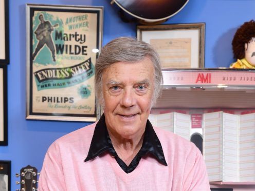 Marty Wilde at his home in Hertfordshire to celebrate the release of his new album (Ian West/PA)