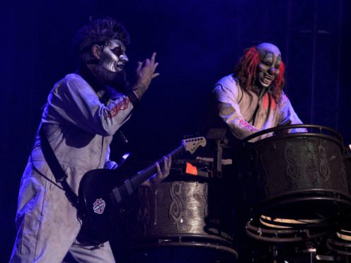 Sid Wilson aka Ratboy and Shawn Crahan aka Clown from Slipknot (Lewis Stickley/PA)