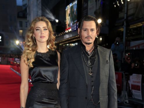 Johnny Depp has accused ex-wife Amber Heard of having ‘painted on bruises’ as he denied being physically abusive (Jonathan Brady/PA)