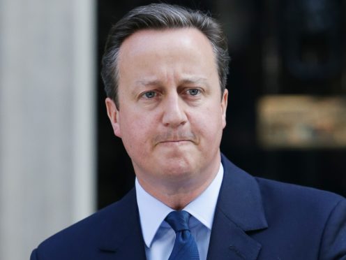 Prime Minister David Cameron announcing his resignation outside 10 Downing Street