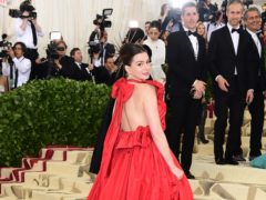 Actress Anne Hathaway became the latest star to be honoured on the Hollywood Walk Of Fame (Richard Shotwell/Invision/AP)