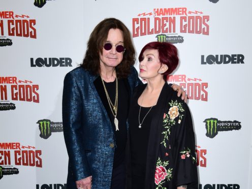 Sharon Osbourne said Ozzy had had ‘a really tough year’ (Ian West/PA)