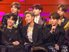 K-pop superstars BTS channelled The Beatles on The Late Show With Stephen Colbert (Tom Haines/PA)