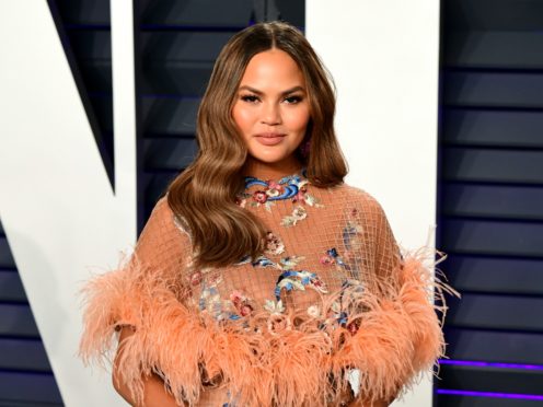 Chrissy Teigen attending the Vanity Fair Oscar Party (Ian West/PA)