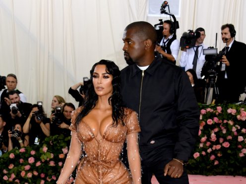 Kim Kardashian West dedicated a sweet post to Kanye West ahead of their fifth wedding anniversary (Jennifer Graylock/PA)