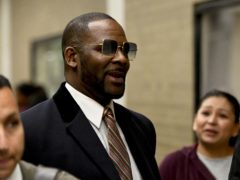 R Kelly after a hearing in his child support case (Matt Marton/AP)