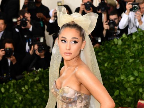 Ariana Grande has been sued for allegedly posting a photographer’s pictures to her Instagram account (Ian West/PA)