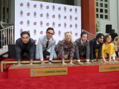 Fans have been saying their goodbyes to US sitcom The Big Bang Theory as its final episode hit the air (Willy Sanjuan/Invision/AP)