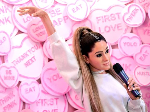 Ariana Grande’s new-look waxwork unveiled by Madame Tussauds (Ian West/PA)
