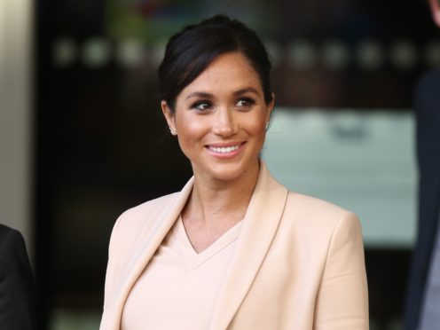 The Duchess of Sussex at the National Theatre (Yui Mok/PA)