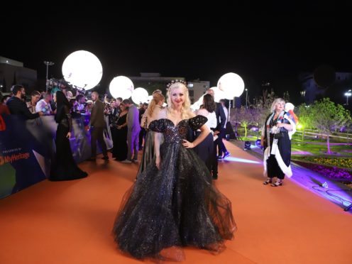 Kate Miller-Heidke at the opening ceremony of the Eurovision Song Contest 2019 (Thomas Hanses)