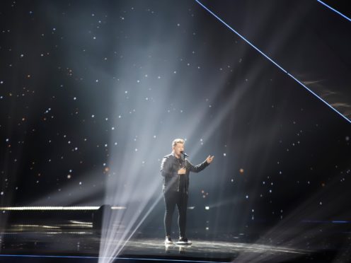 The UK’s Michael Rice has placed last at the Eurovision Song Contest (Andres Putting)