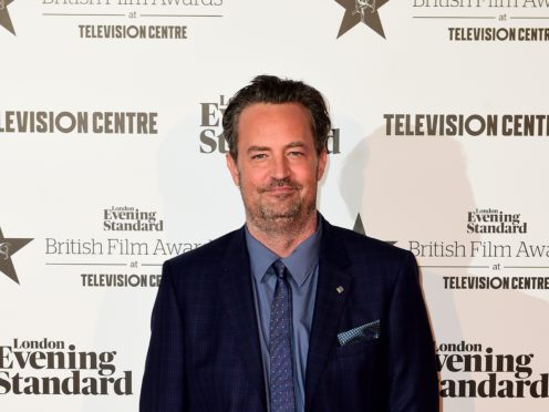 Friends star Matthew Perry laughed off reports suggesting he looked ‘dishevelled’ and had long fingernails (Ian West/PA)