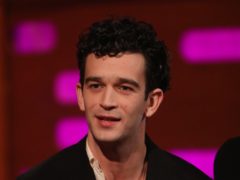 Lead singer and guitarist Matty Healy, from The 1975, has been honoured for his support of the LGBT community (Isabel Infantes/PA)