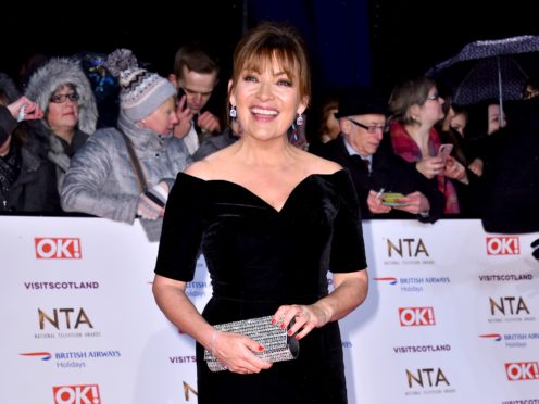 Lorraine Kelly attending the National Television Awards (Matt Crossick/PA)